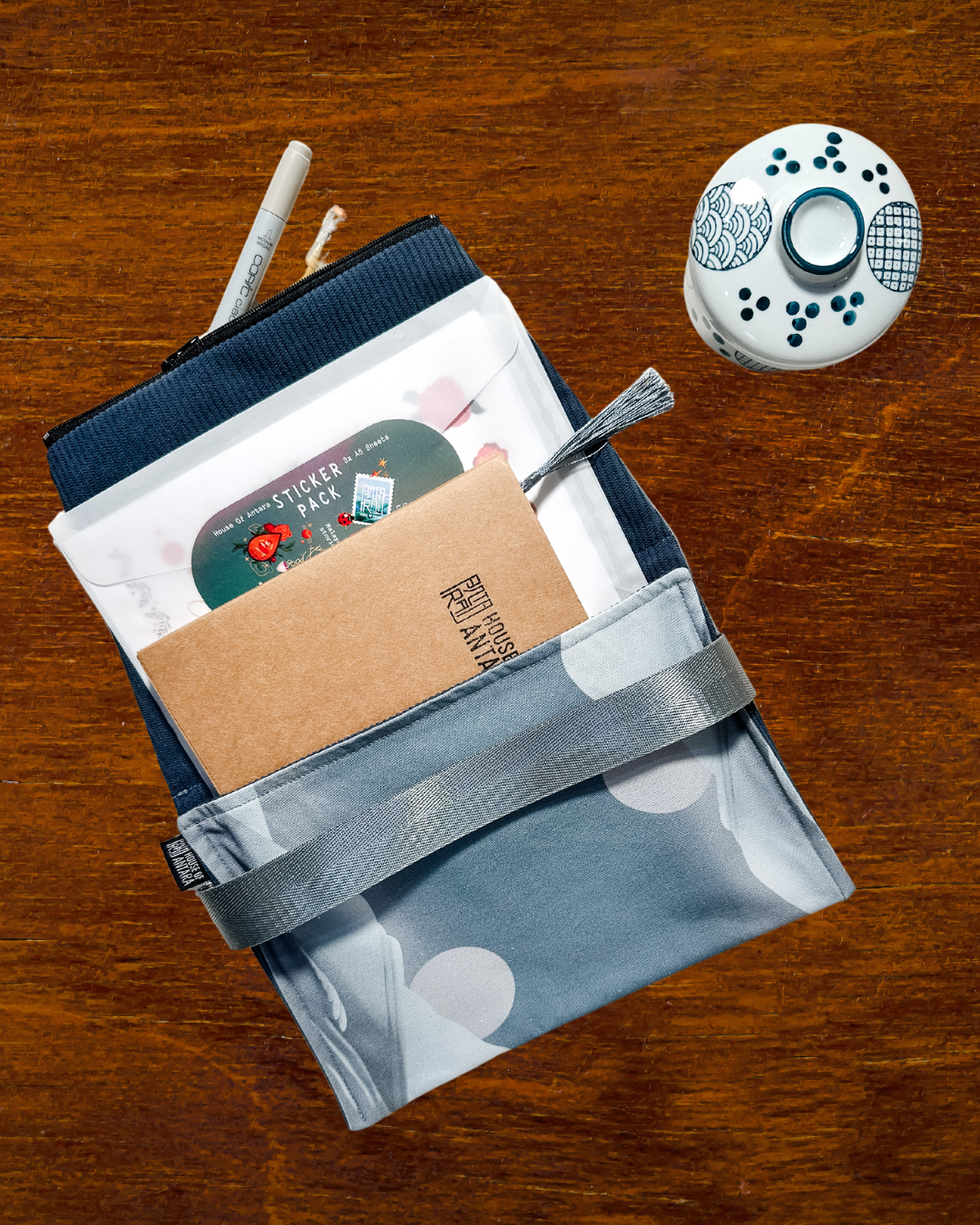 Hang Li Poh Grey Book Bag