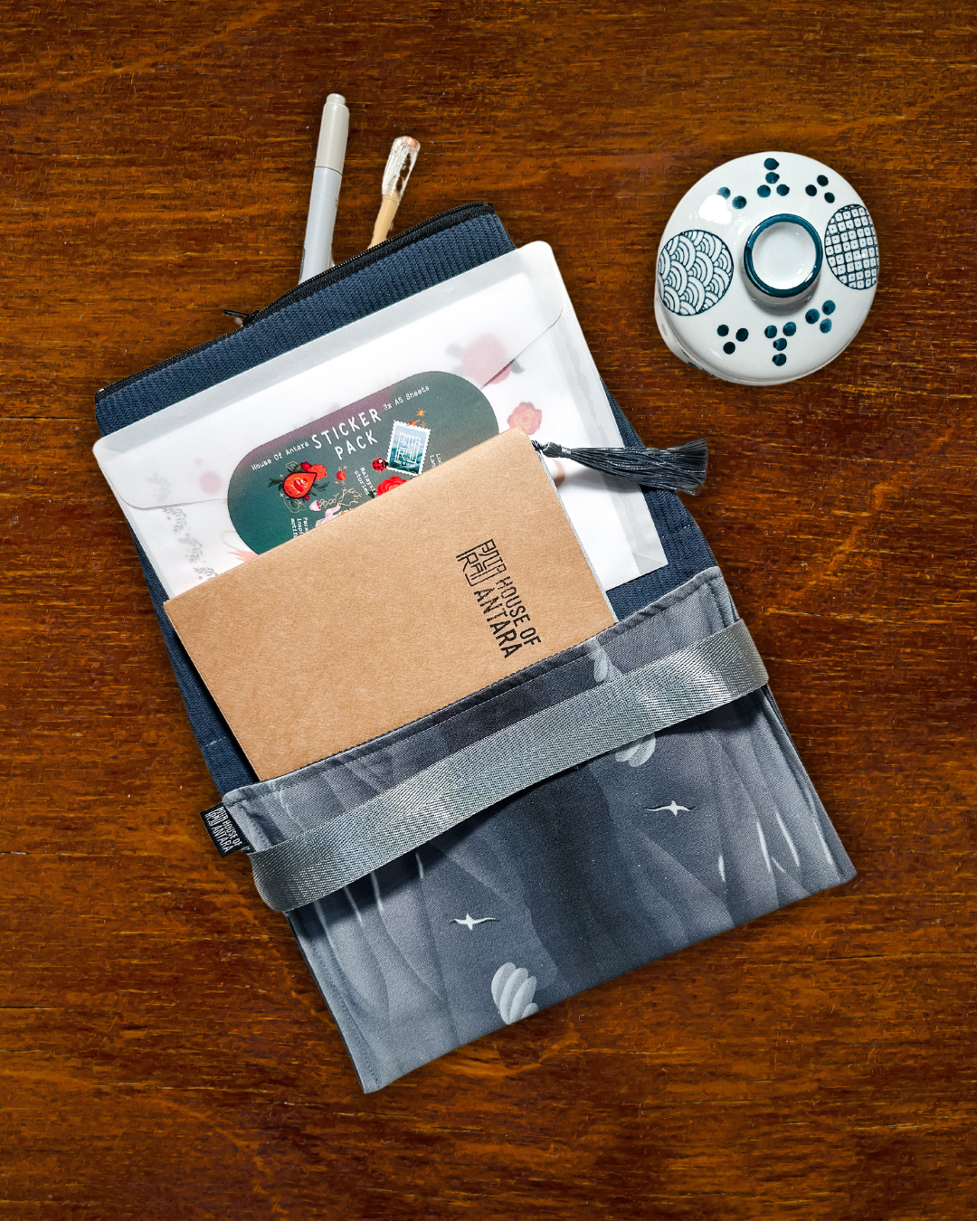Hang Li Poh Grey Book Bag