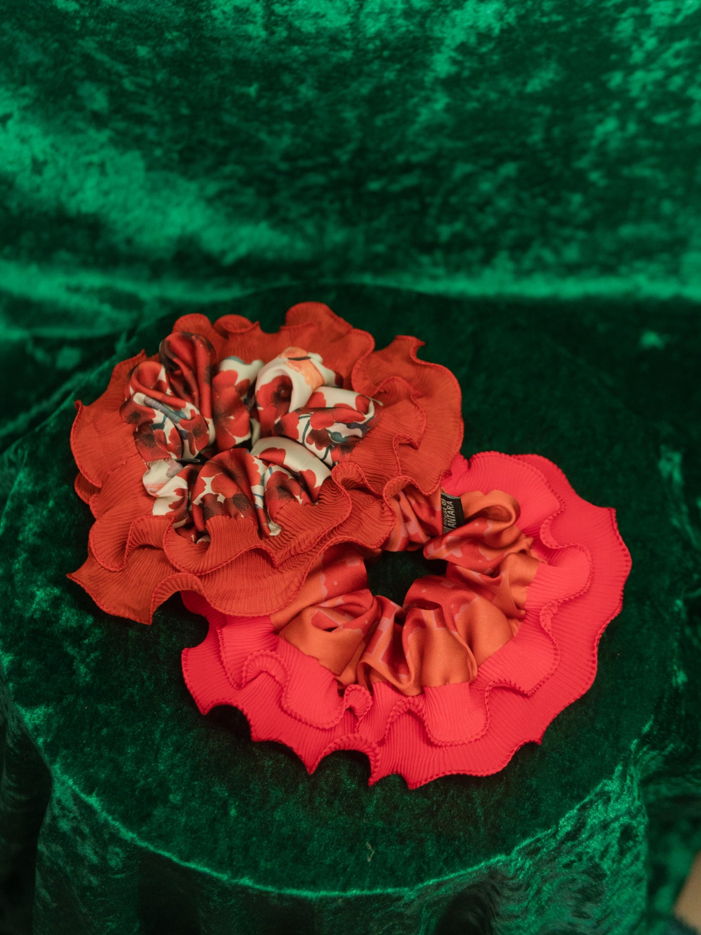 Hua Scrunchie in Jade