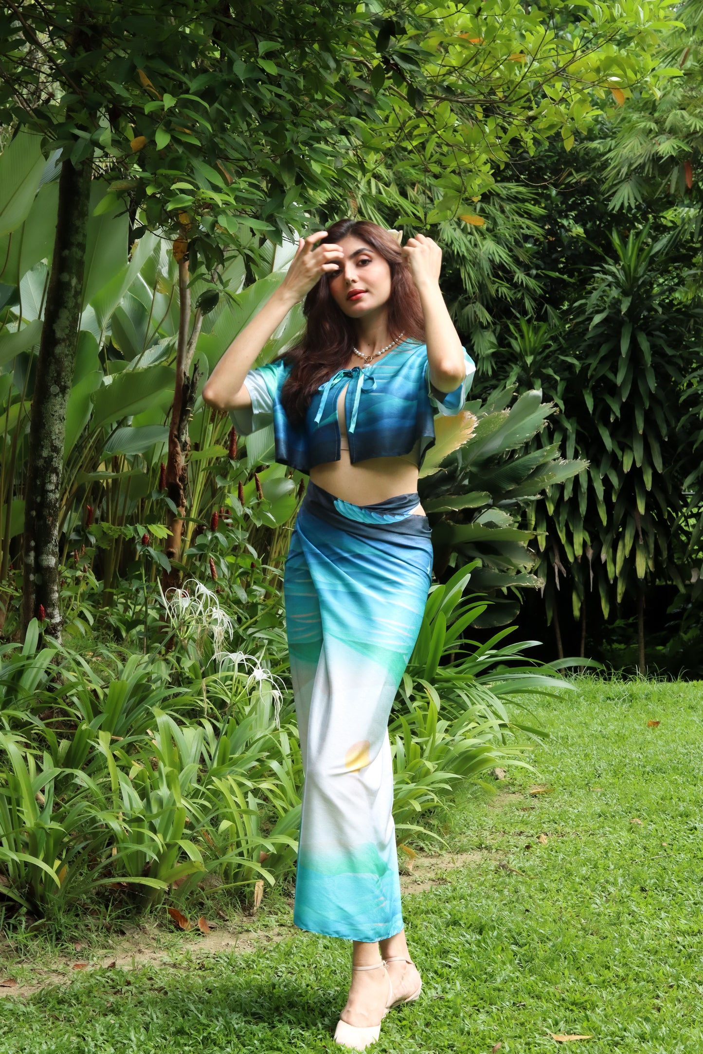 Hang Li Poh Crop Top & Wrap Skirt