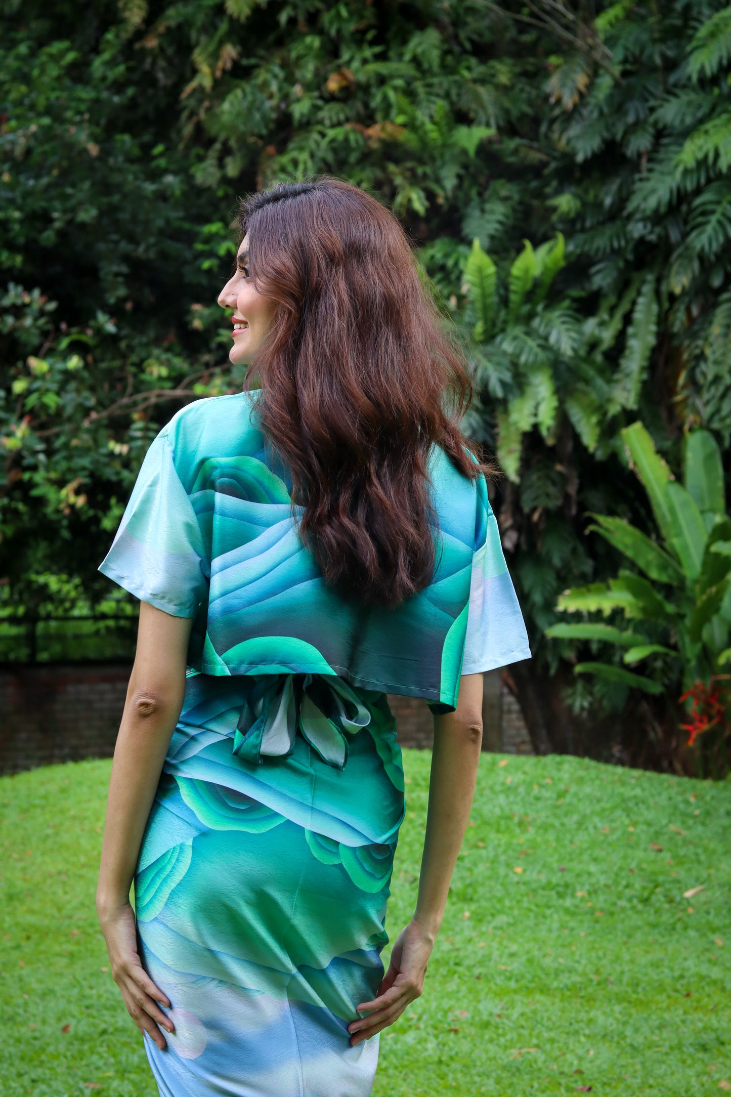 Santubong Crop Top & Wrap Skirt