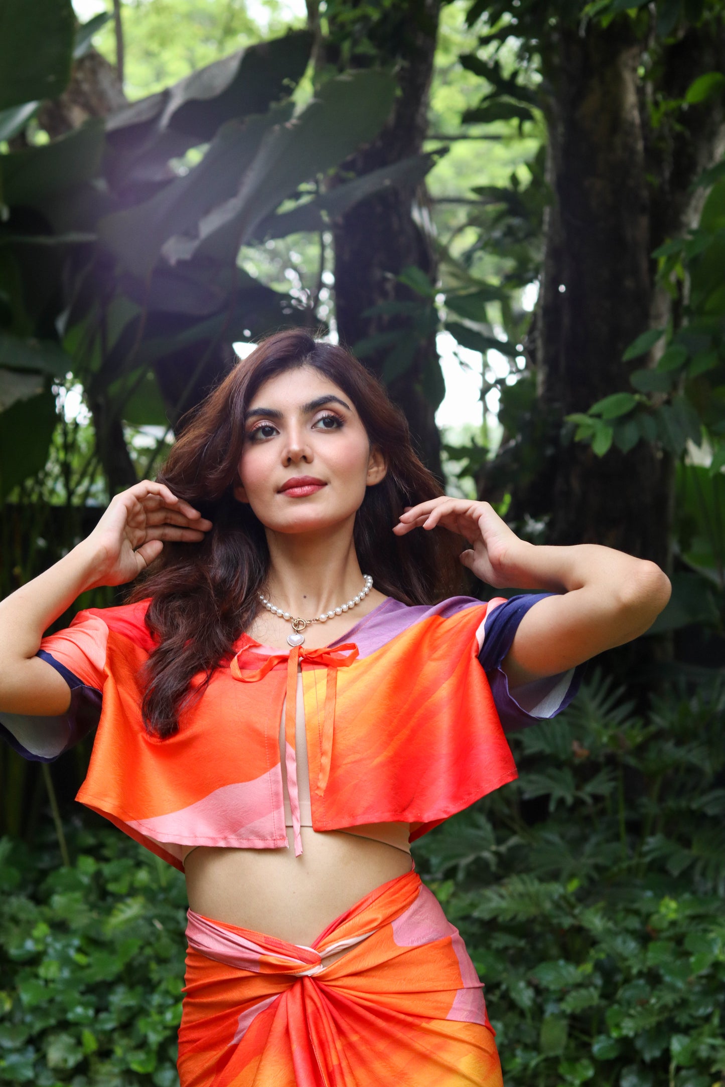Ledang Crop Top & Wrap Skirt