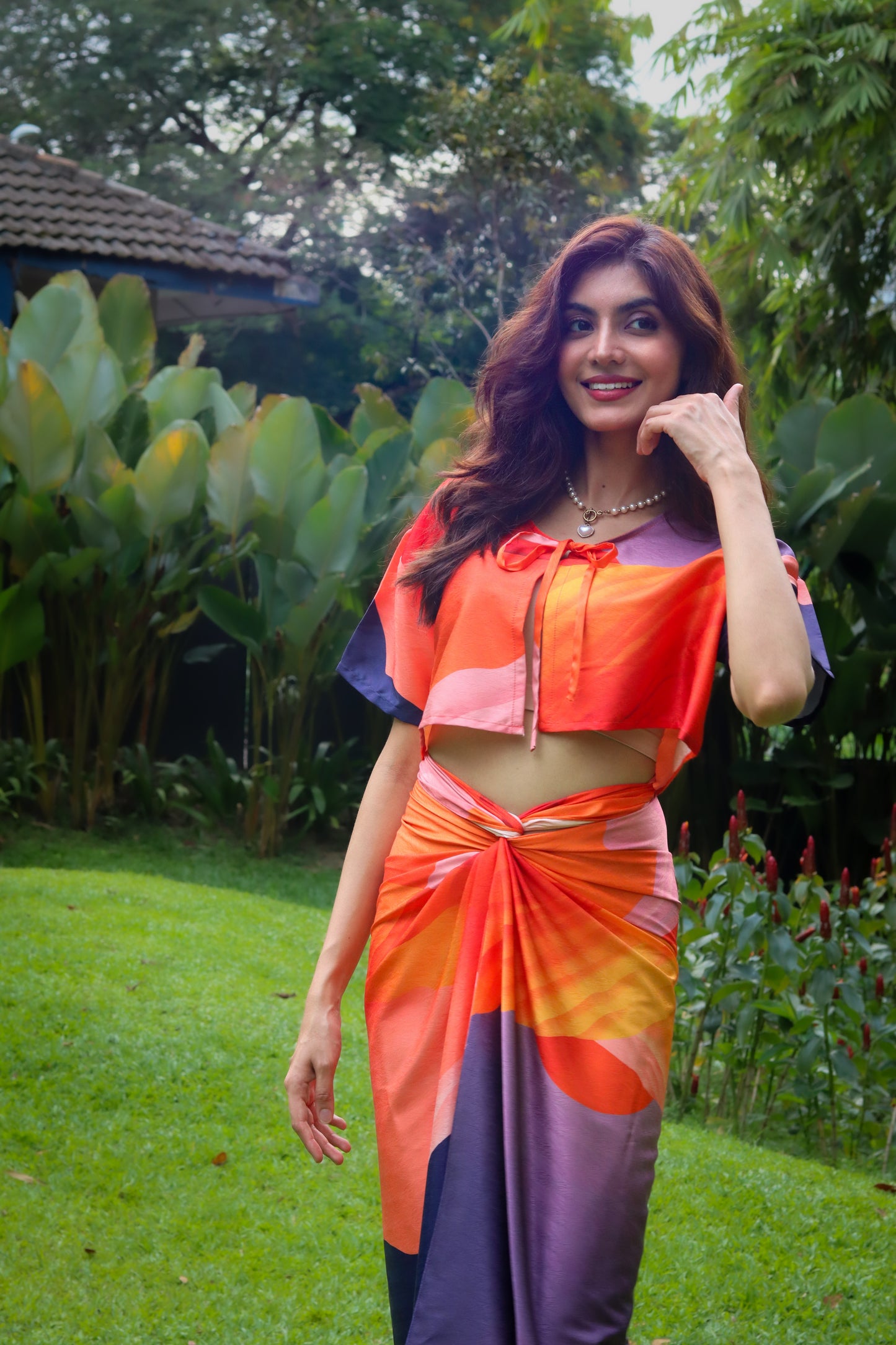 Ledang Crop Top & Wrap Skirt